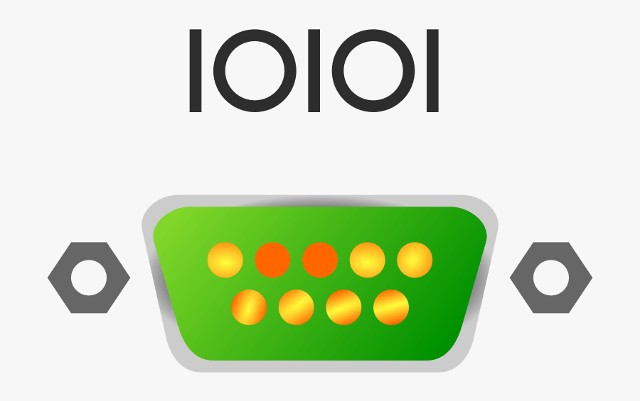 Black And White Car Clipart - Icon Serial Port, Transparent Clipart