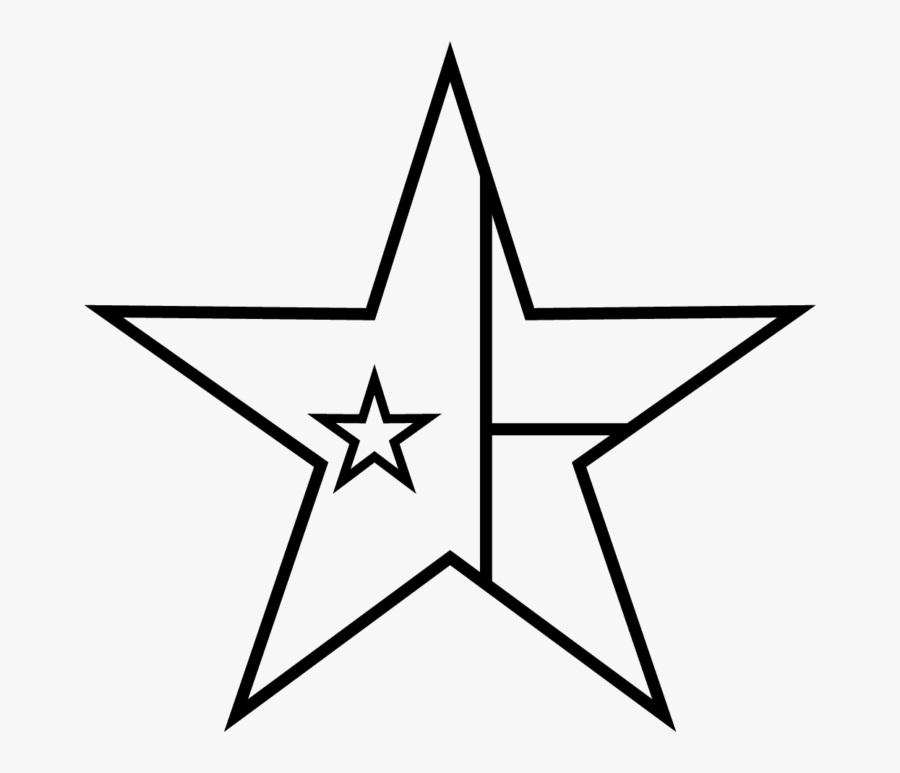 Texas Star Png - Red Dallas Cowboys Star, Transparent Clipart