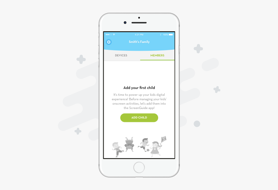 Screenguide Get Started Add - Iphone, Transparent Clipart