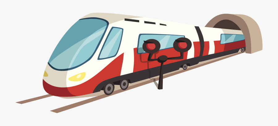 Car Plane Boat Train, Transparent Clipart
