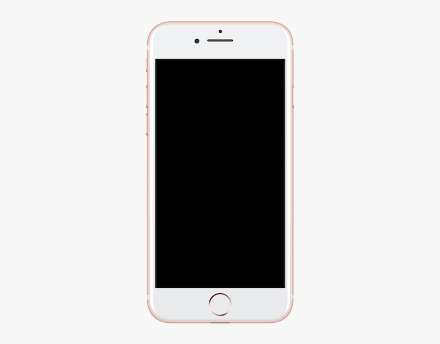 Iphone Png Screen - Iphone 7 Plus Mockup, Transparent Clipart
