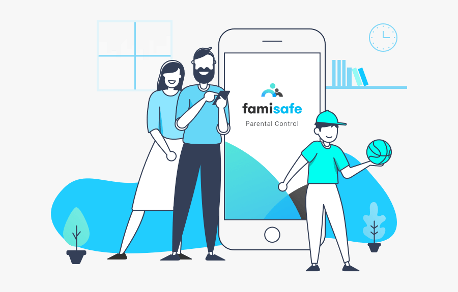 Famisafe Home Page Banner - Famisafe The Best Application For Parental Control, Transparent Clipart