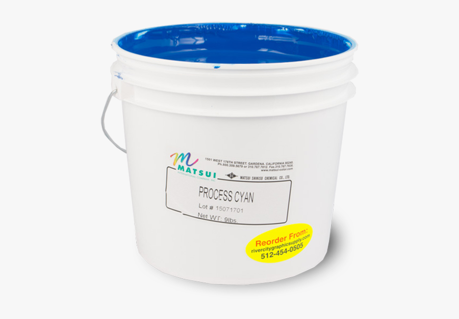 Matsui Ready For Use 4 Color Process Cyan Water Base - Plastic, Transparent Clipart
