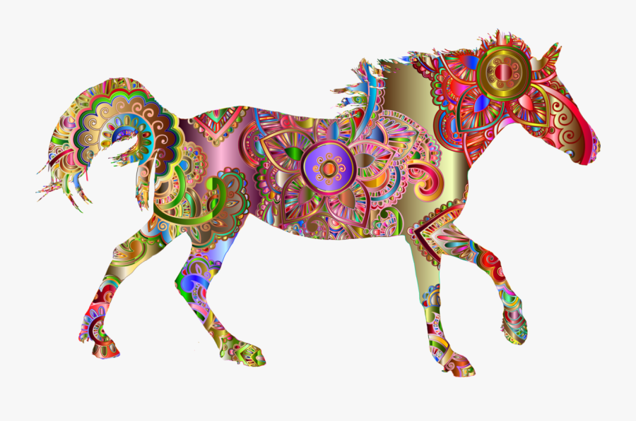 Organism,horse Like Mammal,art - American Paint Horse, Transparent Clipart