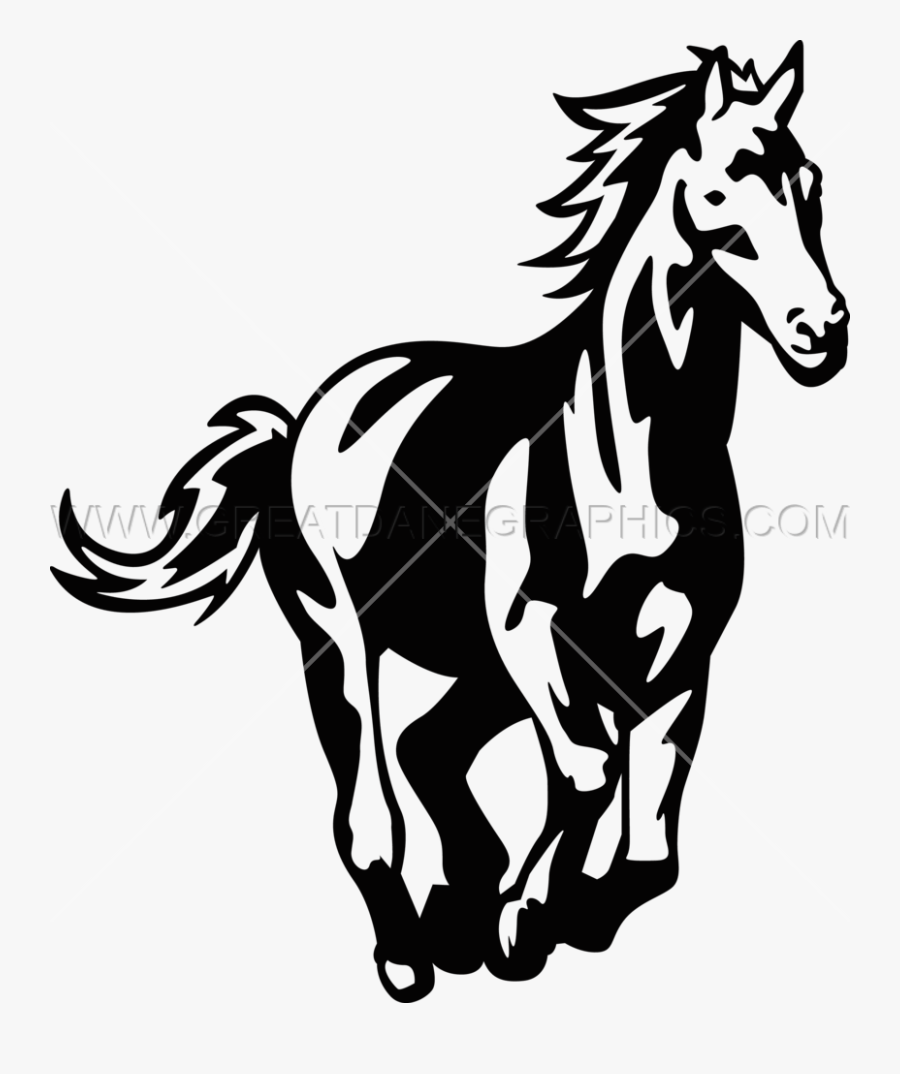 Running Horse - Running Drawing Horse Png, Transparent Clipart