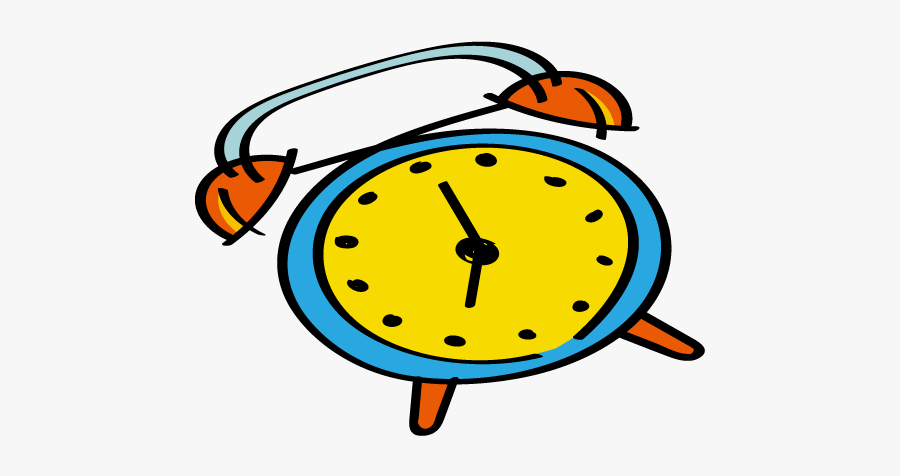 Alarm Cartoon Clock Free Frame Clipart - Alarm Clock, Transparent Clipart
