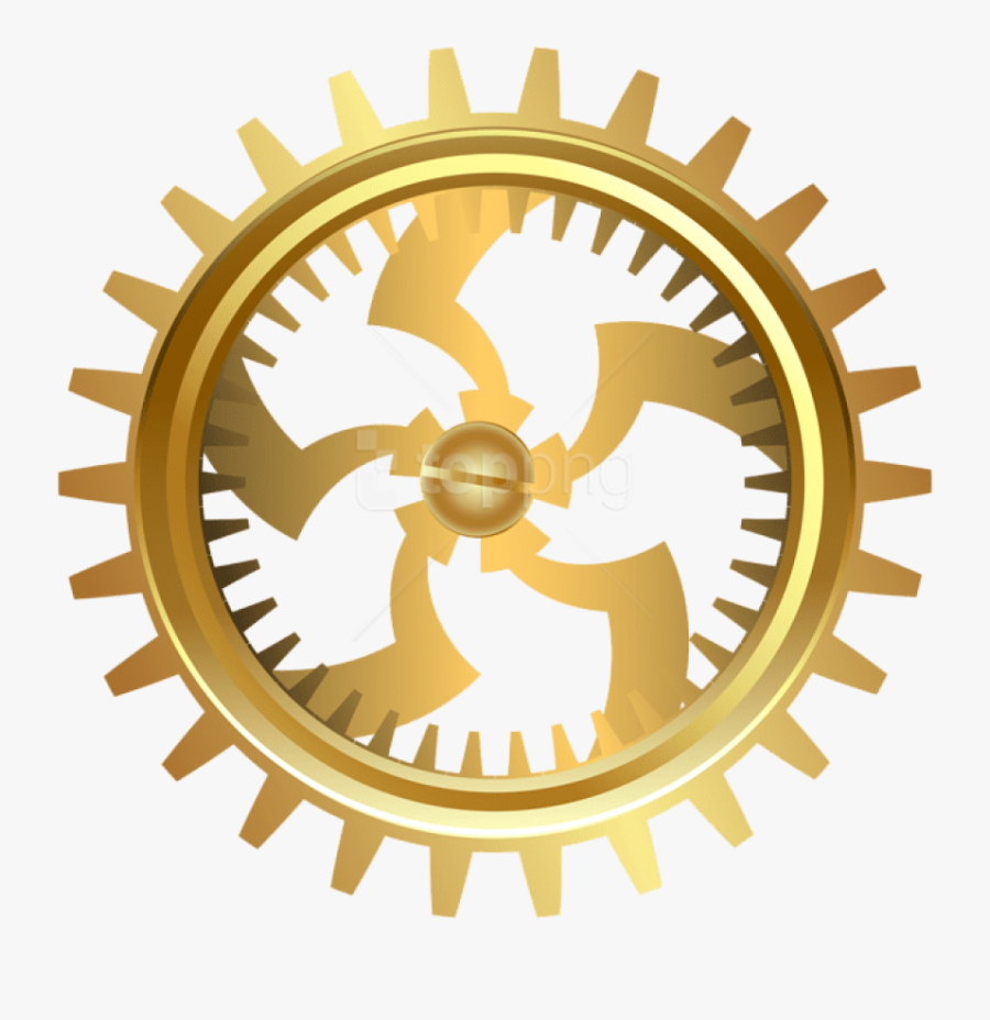Free Png Download Gold Gear Clipart Png Photo Png Images - Gold Gear Png, Transparent Clipart