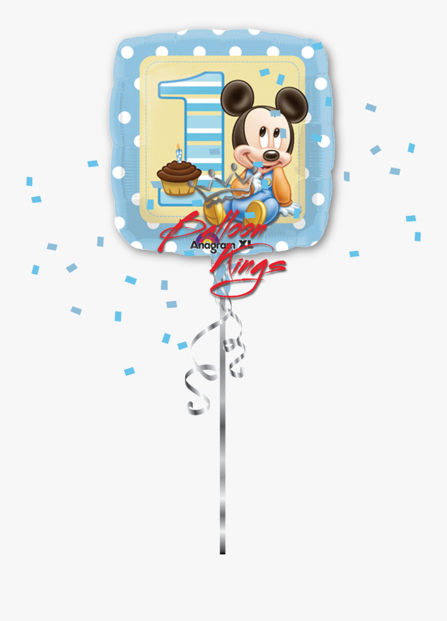 Transparent Mickey Balloons Clipart - Baby Blue Mickey Mouse, Transparent Clipart