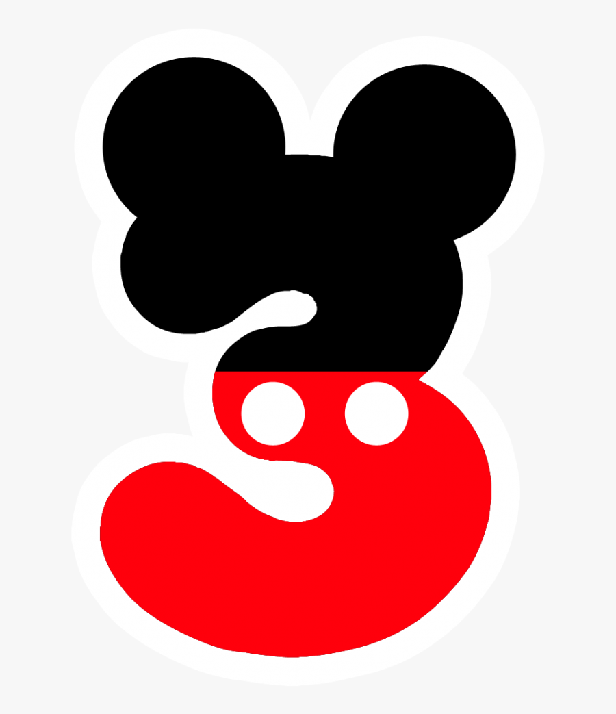 4daniela4"s Image Mickey Party, Mickey Mouse Parties, - Numero 3 Mickey Png, Transparent Clipart