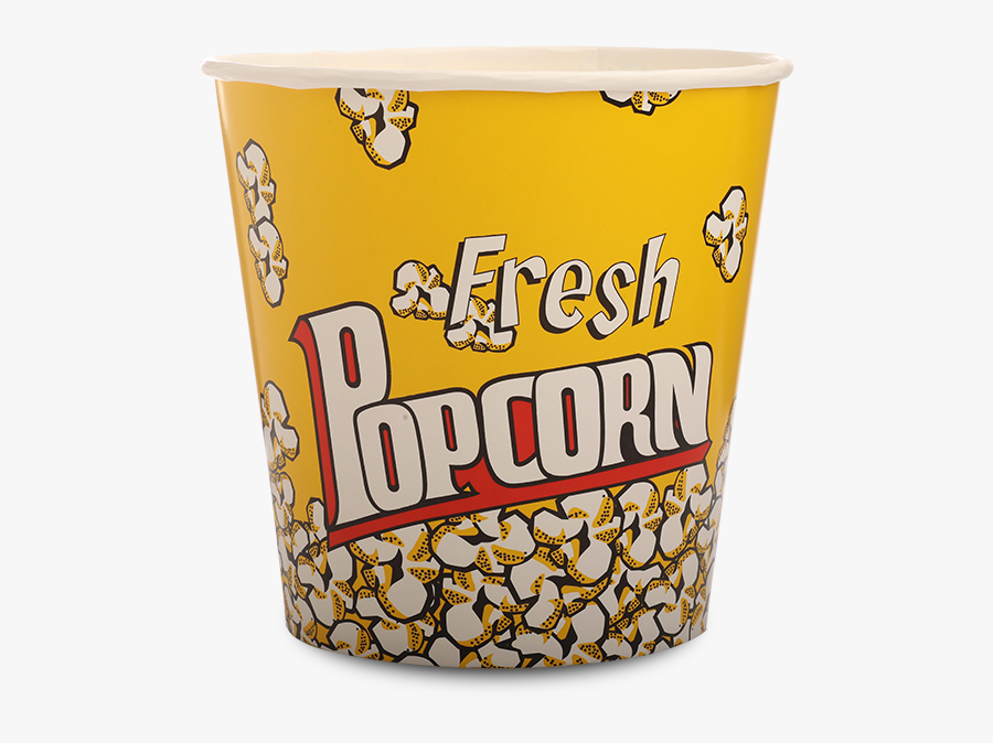 Transparent Popcorn Container Clipart - Popcorn, Transparent Clipart