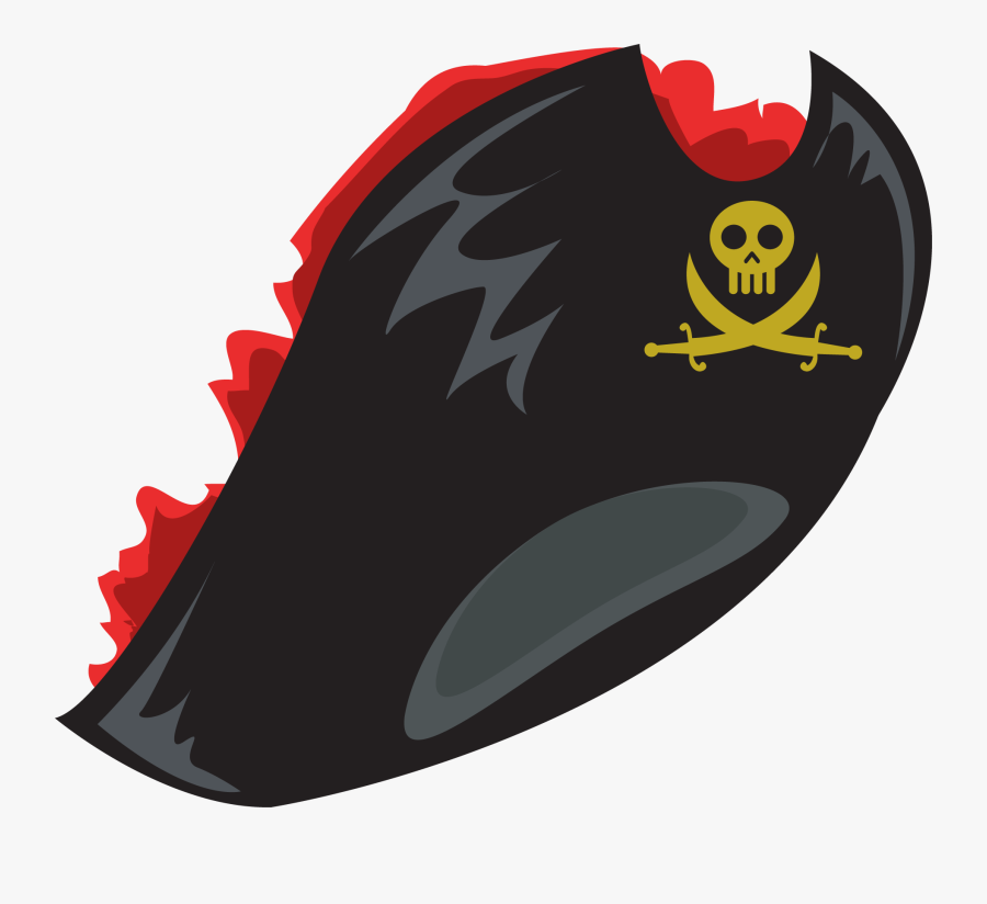 Piracy Vector Navio Pirata - Pirate Hat Cartoon Png, Transparent Clipart