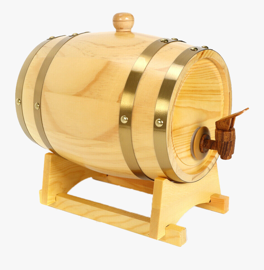Wooden Keg Png Clipart Copy - Barrel, Transparent Clipart