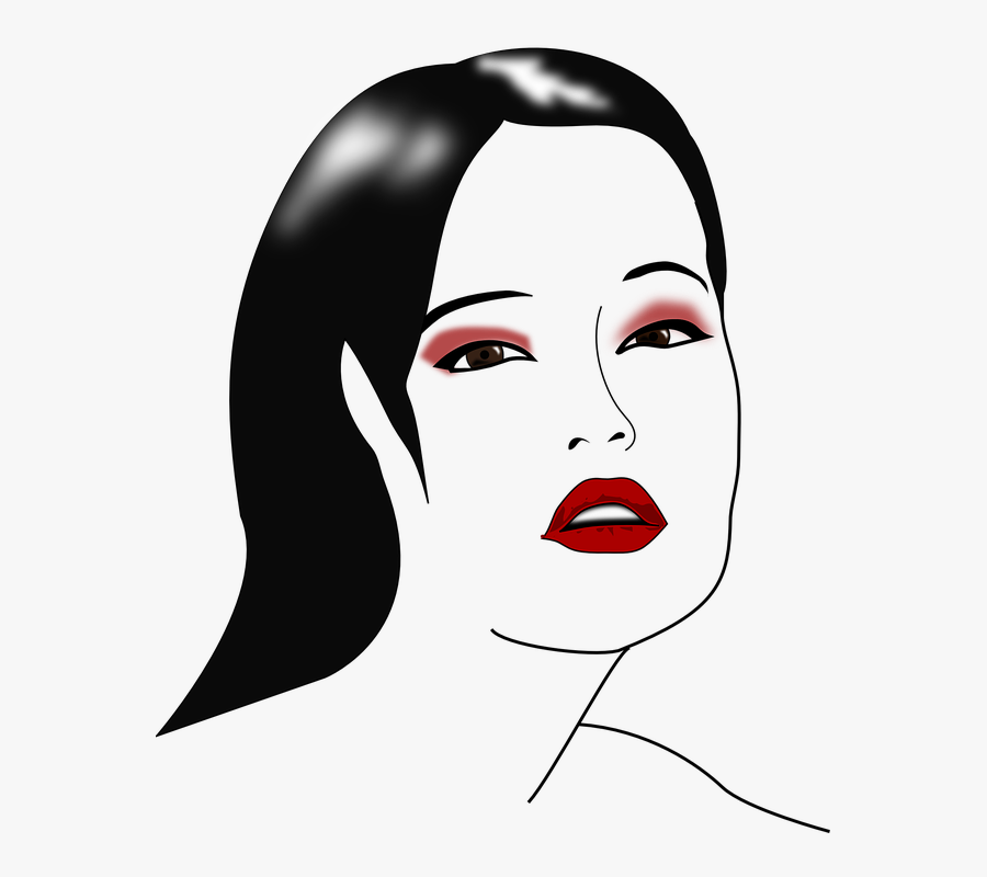 Woman, Girl, Beauty, Face, Make-up, Makeup, Model - Face Female Makeup Png, Transparent Clipart