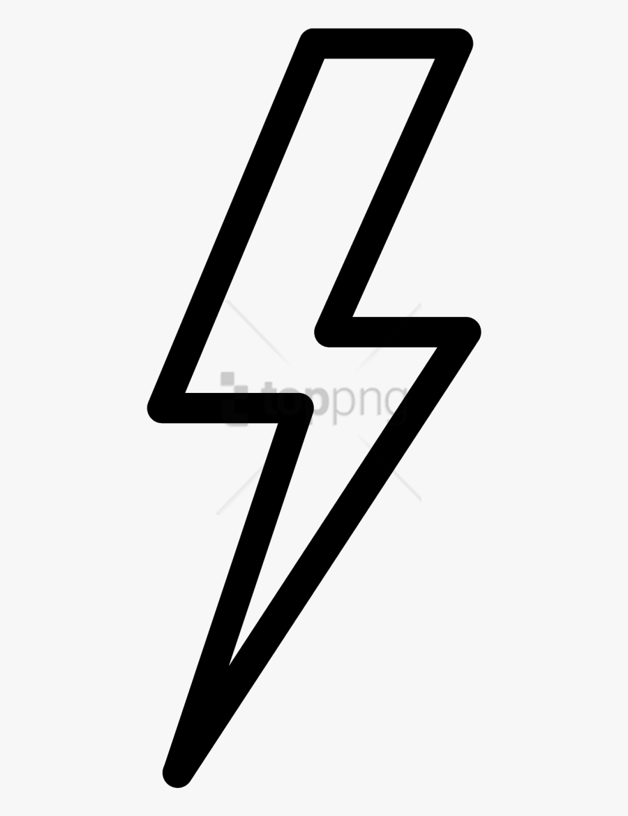 Transparent Lightning Bolt Clipart Png - Lightning Bolt With Clear Background, Transparent Clipart