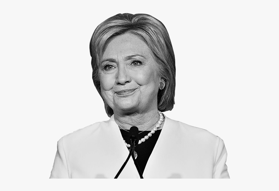 Hillary Clinton Black And White, Transparent Clipart