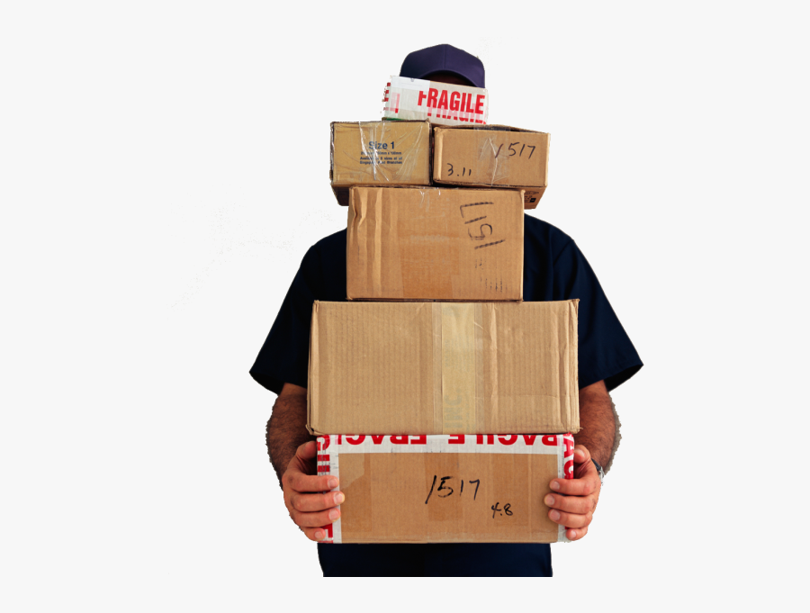 Delivery Guy No Face - Packages Delivery, Transparent Clipart