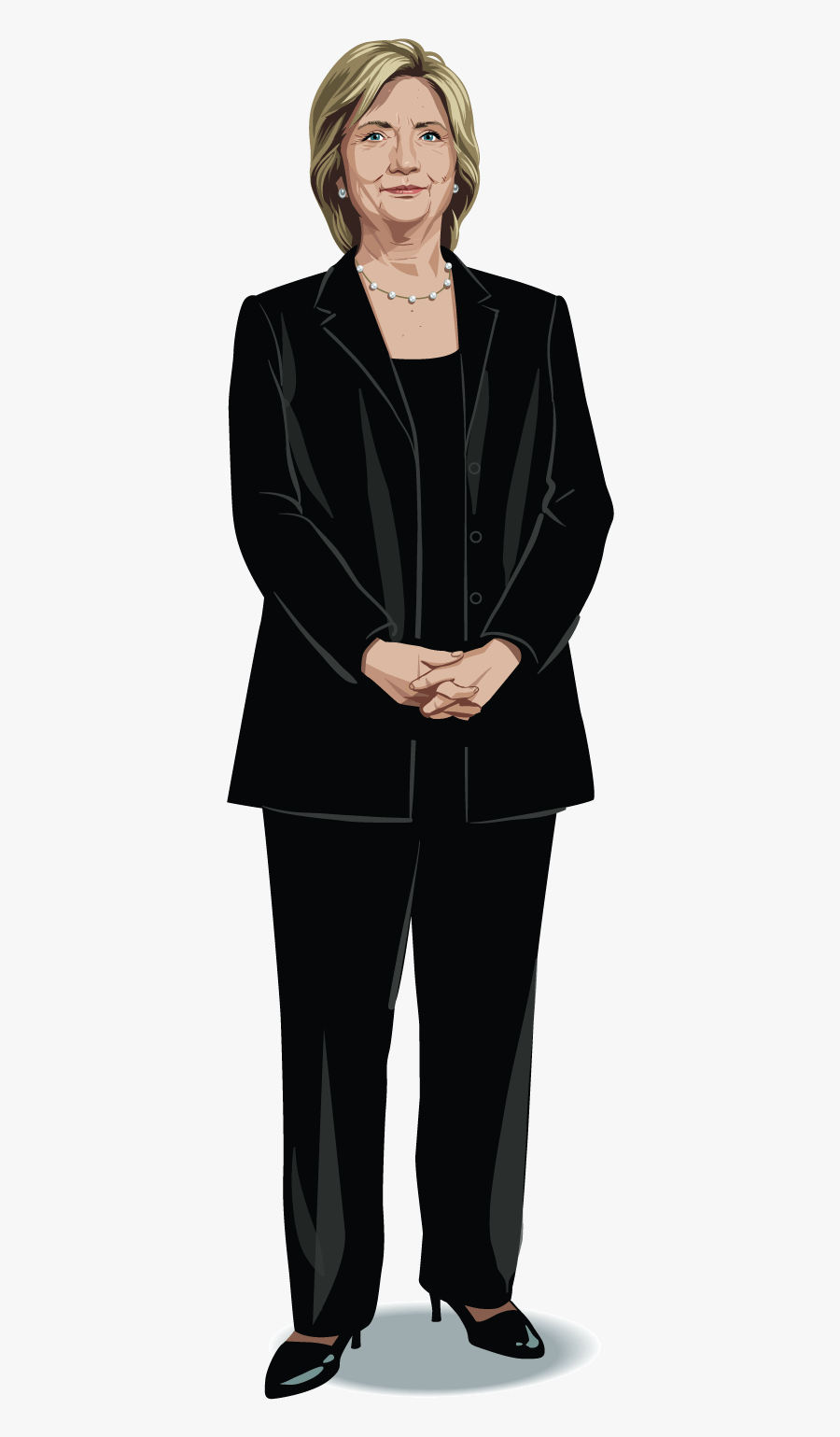 Hillary Clinton Png Hd Quality - Clinton Trump Campaign Spending, Transparent Clipart