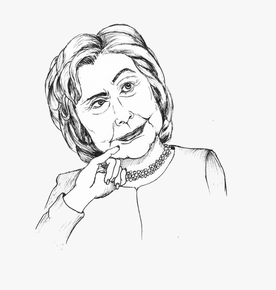 Hillary Clinton Just Panders To Her Audience The Vermont - Sketch, Transparent Clipart