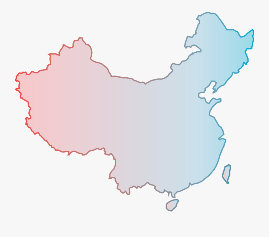 China Map, Transparent Clipart