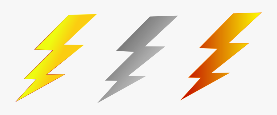 Graphic Lightning Bolt - Şimşek Png, Transparent Clipart