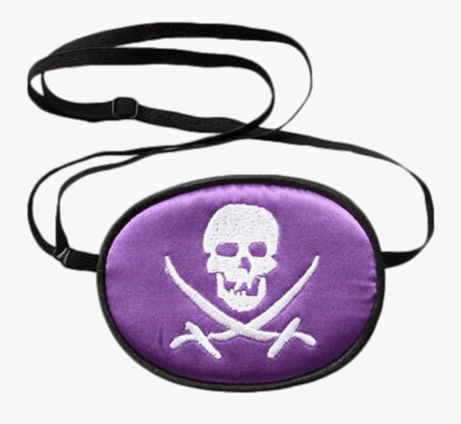 Purple Pirate Eyepatch - Eyepatch, Transparent Clipart