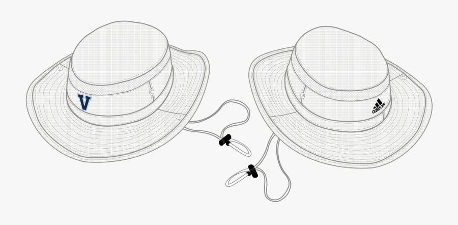 2017 Adidas Safari Hat - Monochrome, Transparent Clipart