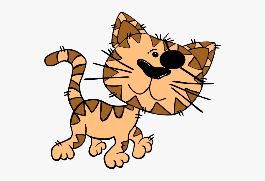 Cat Cartoon Transparent Background, Transparent Clipart
