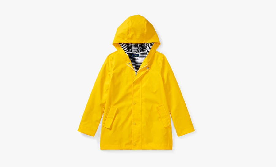 Clip Art Raincoat For Teenage Girl - Hoodie, Transparent Clipart