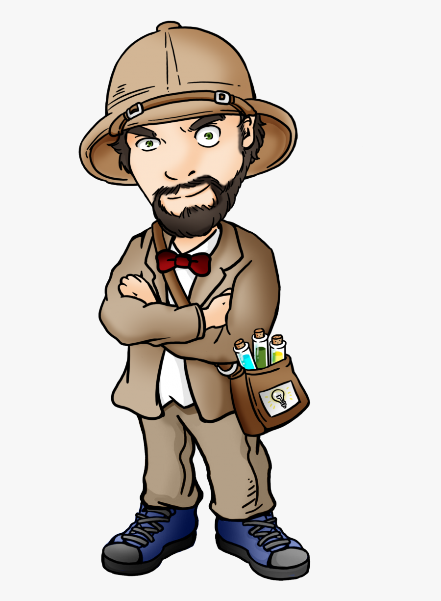Gantmansafari - Cartoon Safari Man Transparent, Transparent Clipart