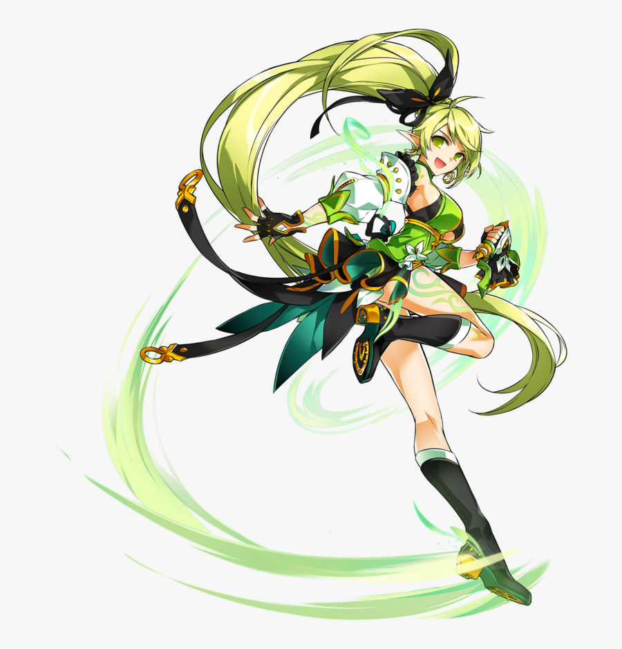 I Feel A New Wind Rising Within Me - Anemos Elsword Render, Transparent Clipart