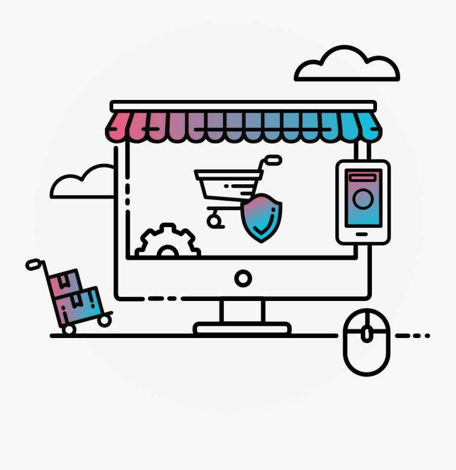 More People Than Ever Are Shopping Online - Web Design, Transparent Clipart