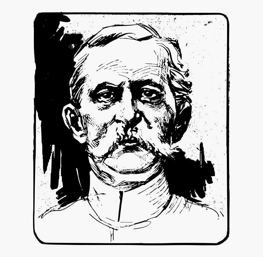 Man With Nice Mustache - Illustration, Transparent Clipart