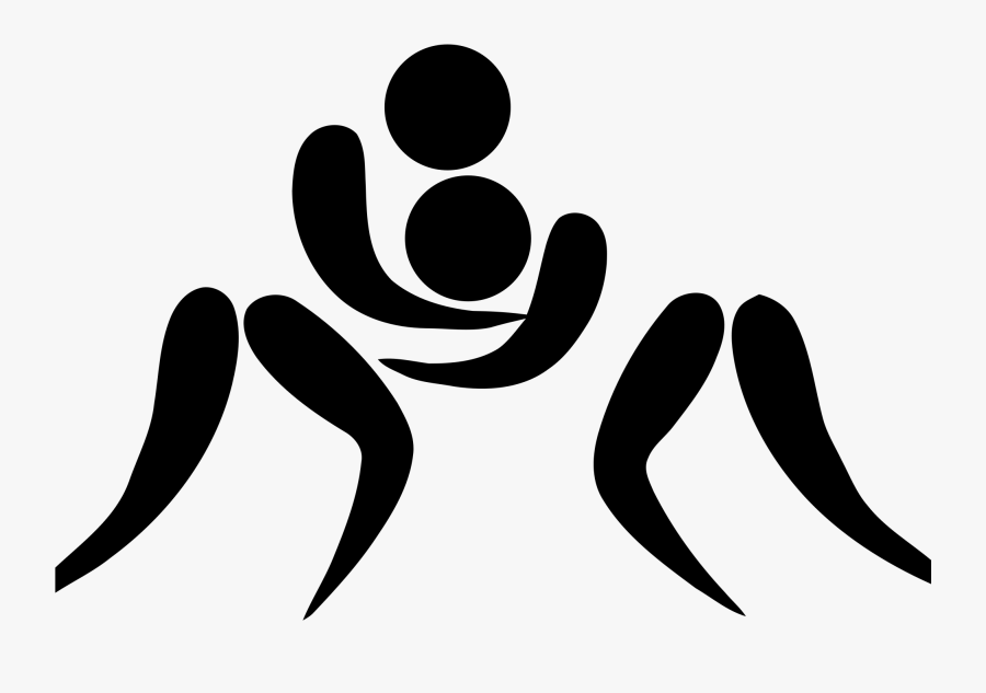Wrestling Png - Wrestling Pictogram, Transparent Clipart