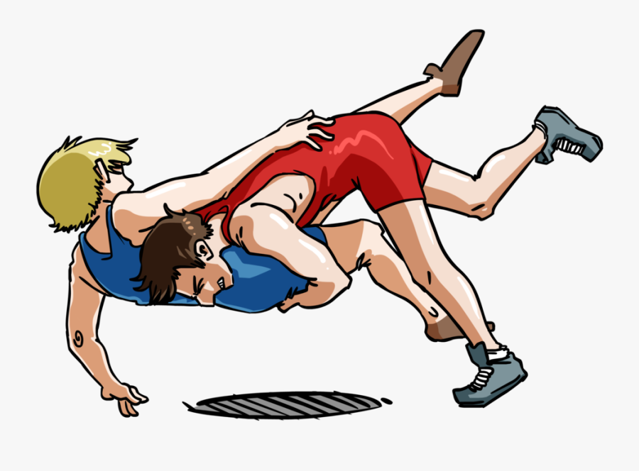 Wrestling Cartoon Png, Transparent Clipart