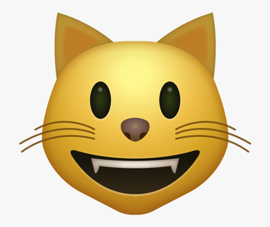 Transparent Smile Emoji Png - Cat Emoji, Transparent Clipart