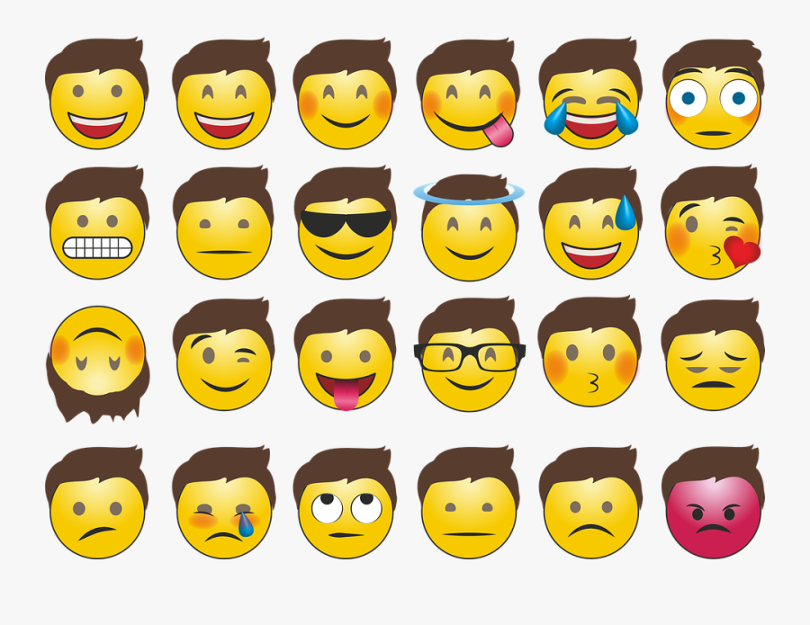 Emojis, Smilie, Whatsapp, Emotions, Laugh, Face, Happy - Emojis Känslor, Transparent Clipart