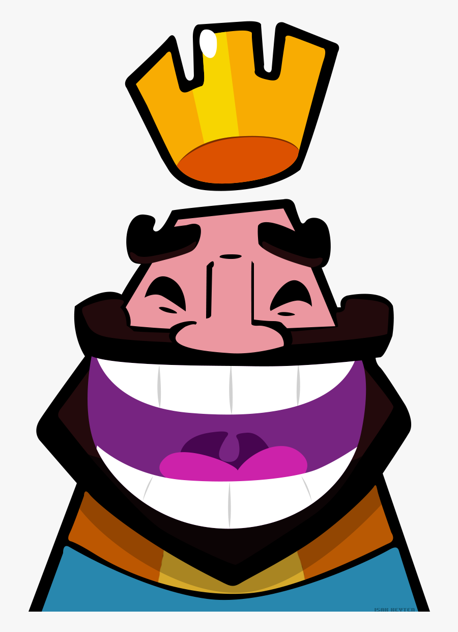 Fanart I Traced One - Clash Royale Laughing Emote, Transparent Clipart