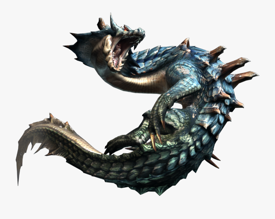 Transparent Sea Monster Clipart - Water Monster Monster Hunter, Transparent Clipart