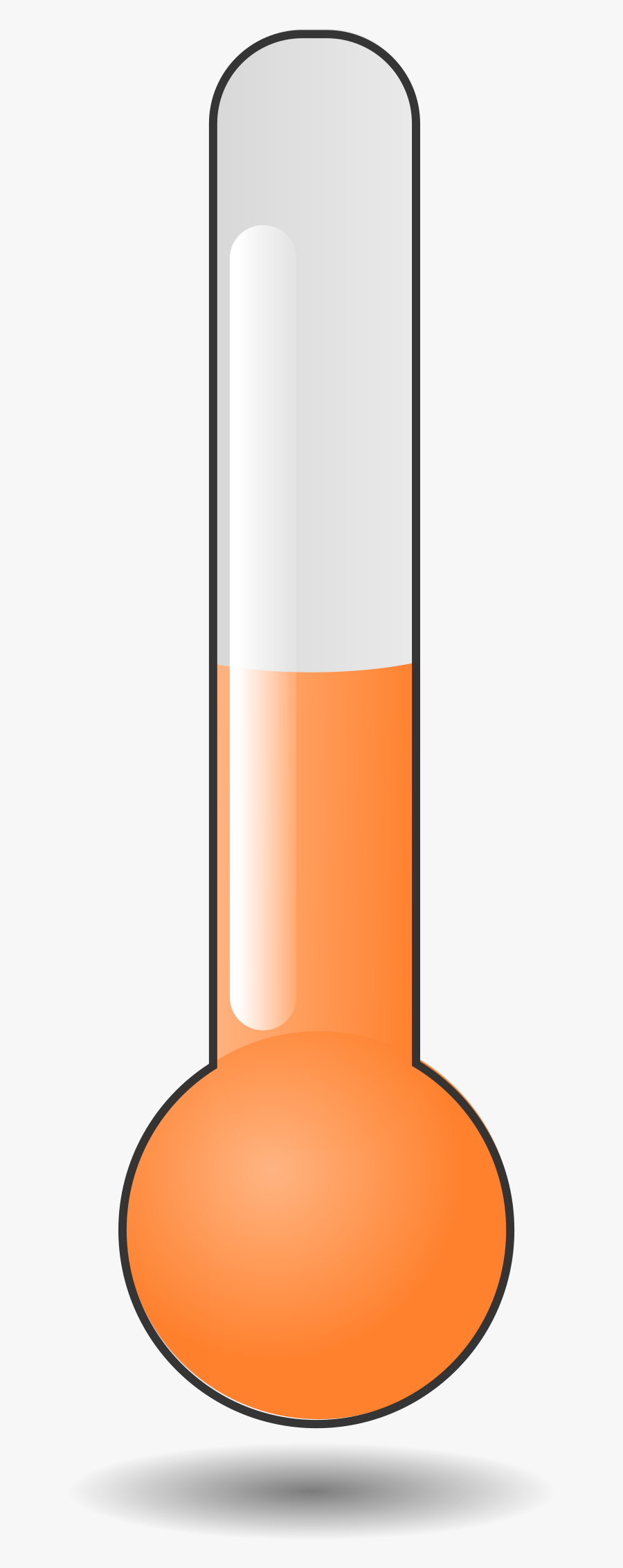 Clipart Black And White Stock Transparent Weather Warm - Warm Thermometer, Transparent Clipart