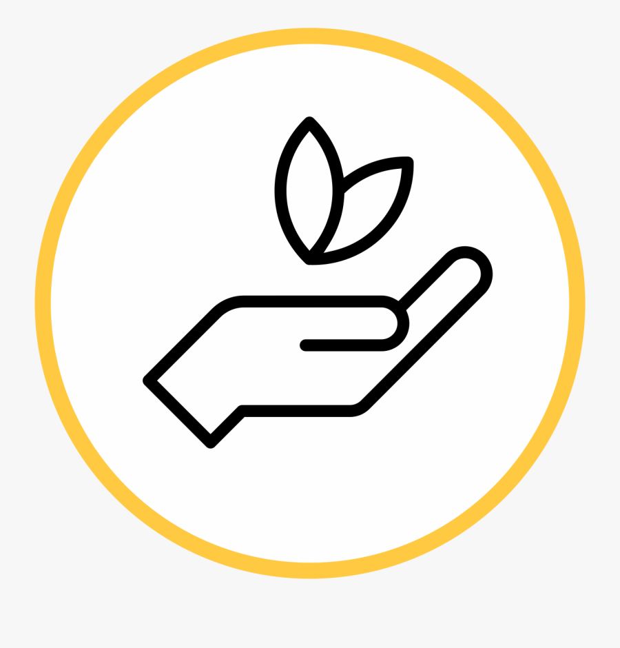The Chaos Liveability Concept - Hand With Heart Icon, Transparent Clipart