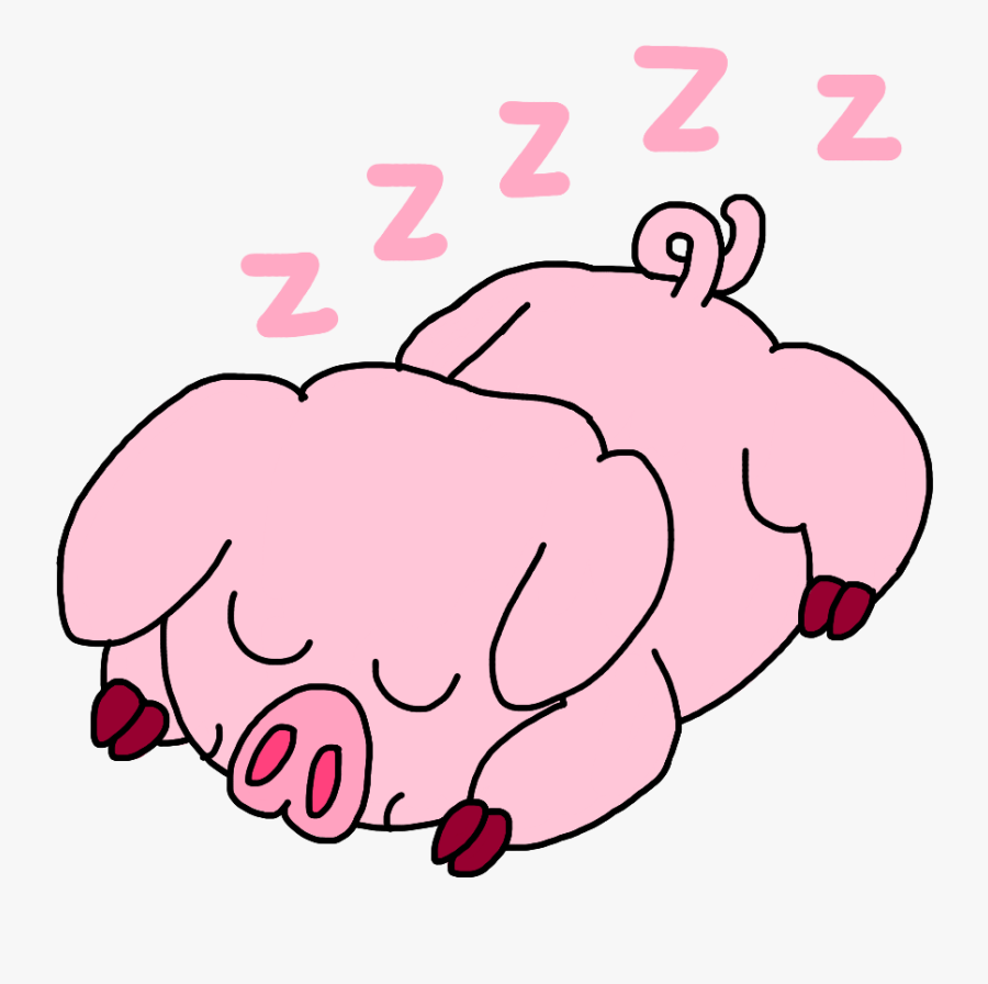 This Little Piggy Is Sleeping The Night Away After, Transparent Clipart