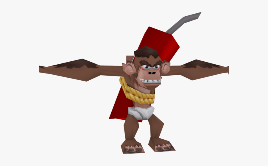 Transparent Crash Bandicoot Head Png - Crash Bandicoot Diaper Tag Team Racing, Transparent Clipart