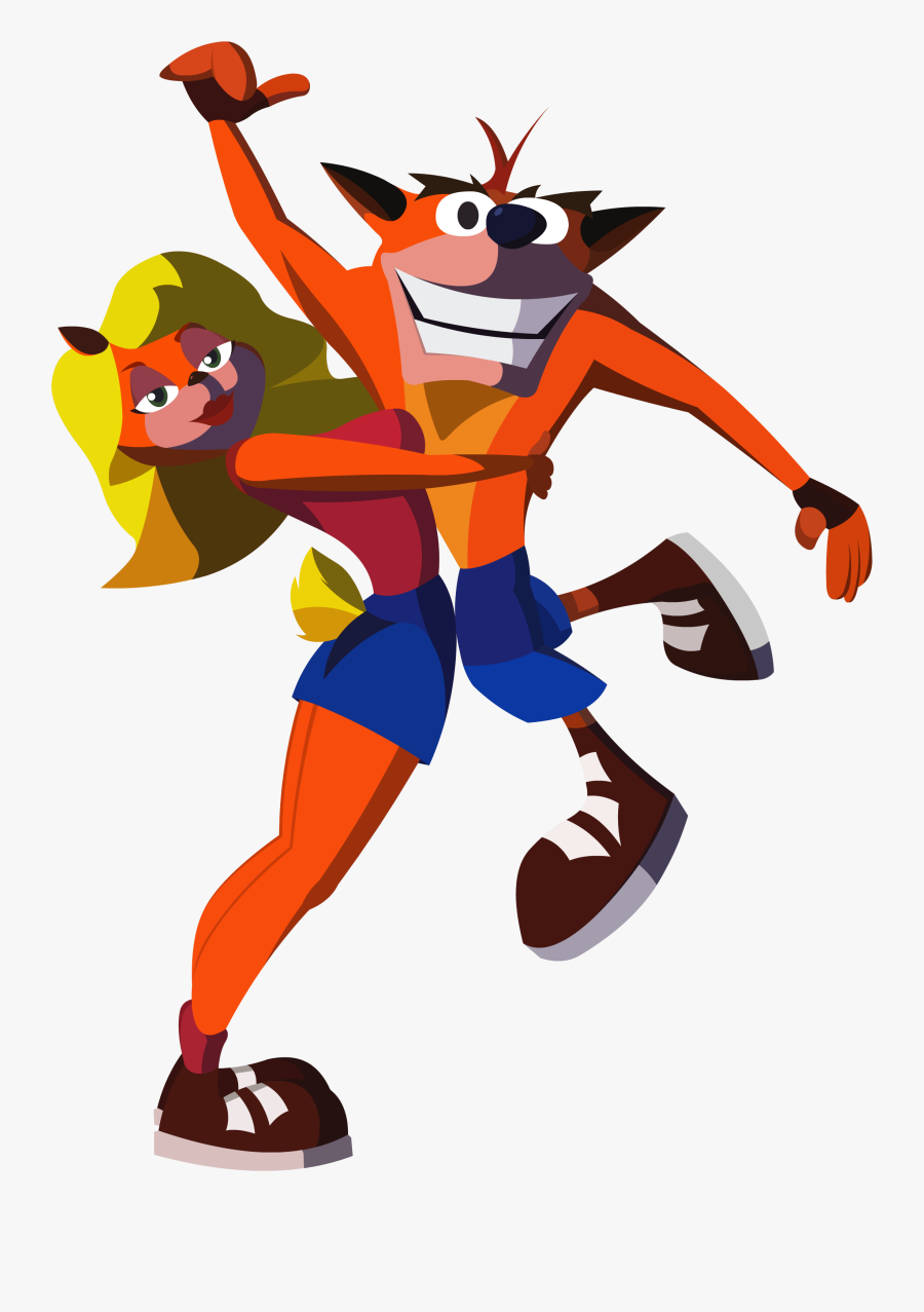 Crash And Tawna Bandicoot - Crash Bandicoot 1 Tawna, Transparent Clipart