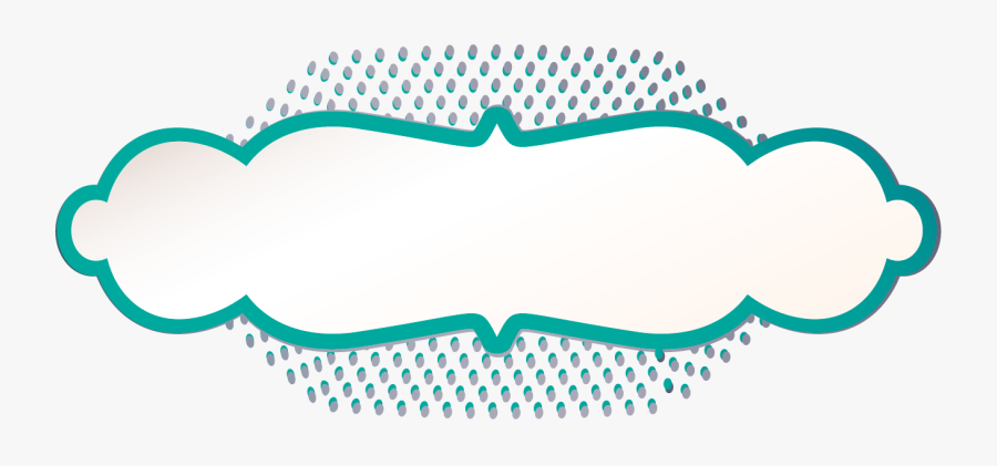 Transparent White Square Outline Png - Polka Dot, Transparent Clipart