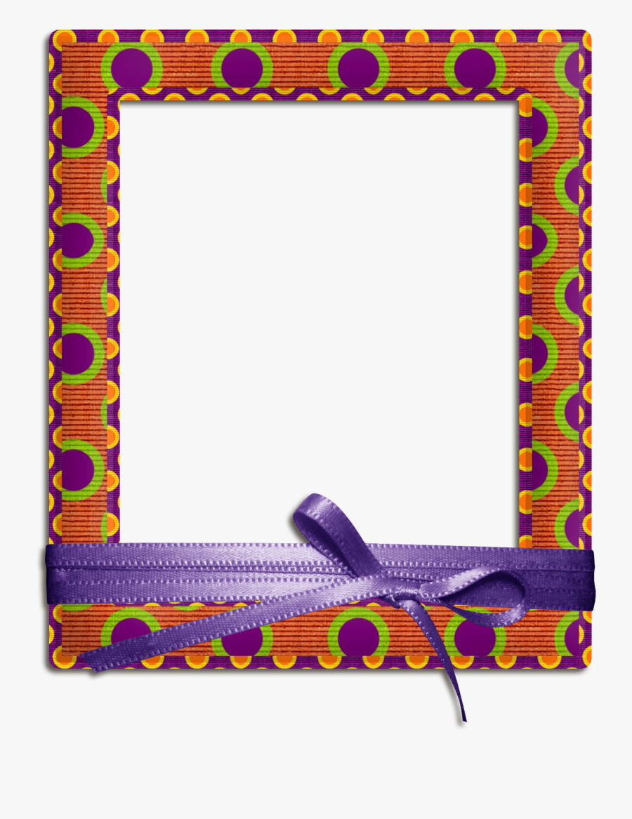 Funny Polka Dots - Picture Frame, Transparent Clipart