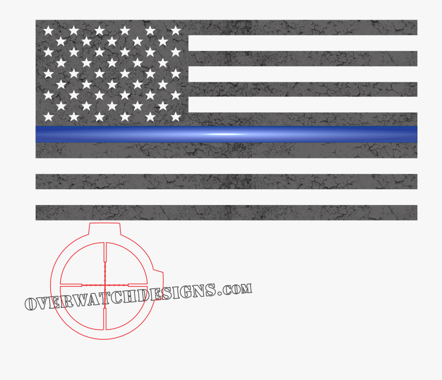 Transparent Thin Blue Line Clipart - Red And Blue Line American Flag, Transparent Clipart