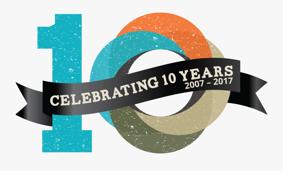 Clipart Church Church Anniversary - Design 10th Year Anniversary, Transparent Clipart