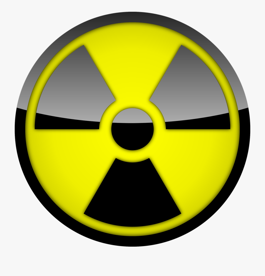 Radioactive Decay Hazard Symbol Radiation Biological - Nuclear Symbol, Transparent Clipart