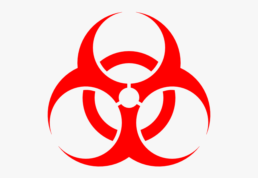 Biohazard Symbol, Transparent Clipart