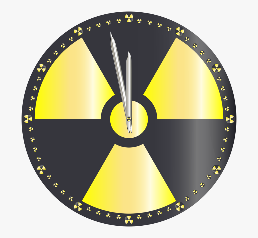 Home Accessories,symbol,clock - Nuclear Logo, Transparent Clipart
